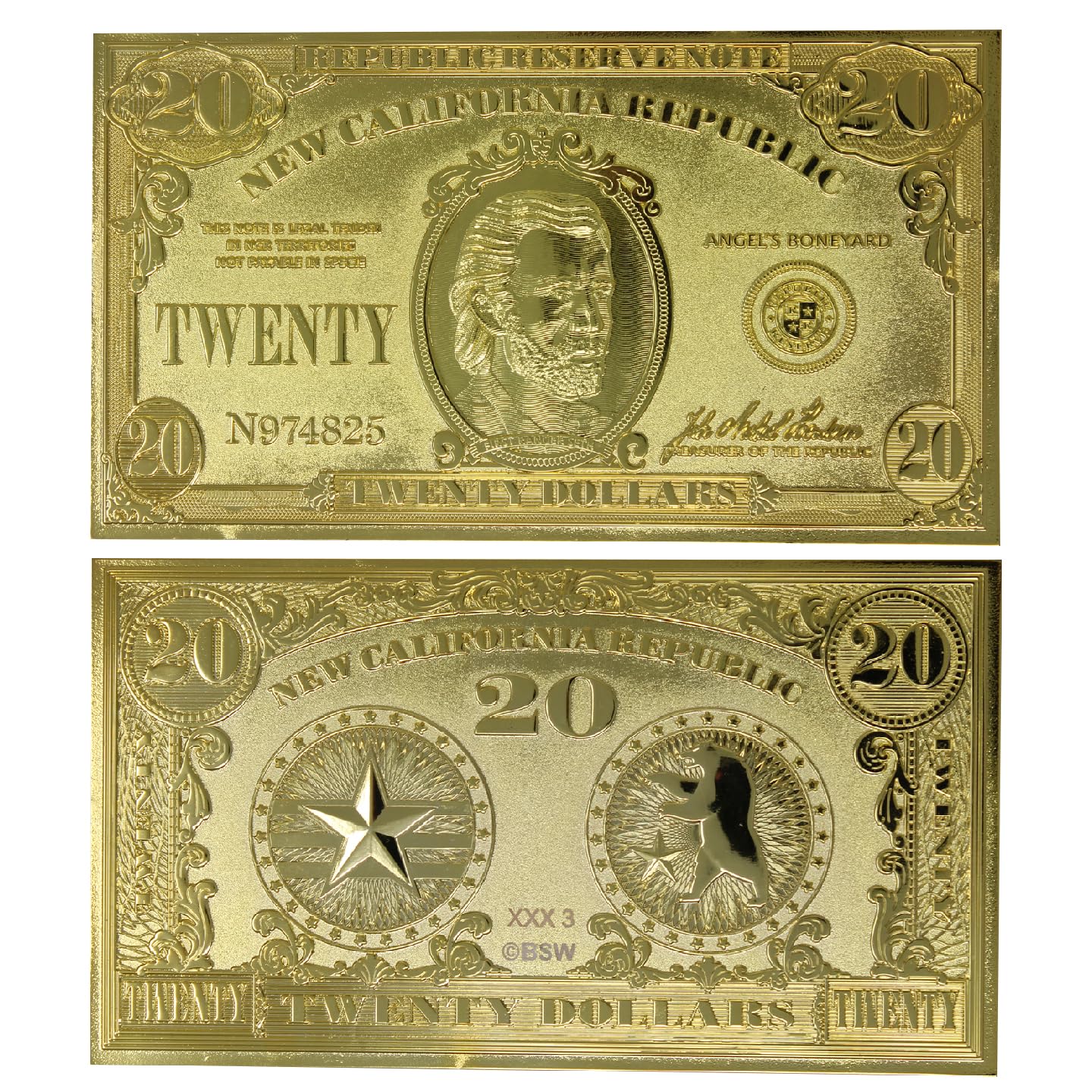 Fallout New Vegas Limited Edition 24k Gold Plated Replica